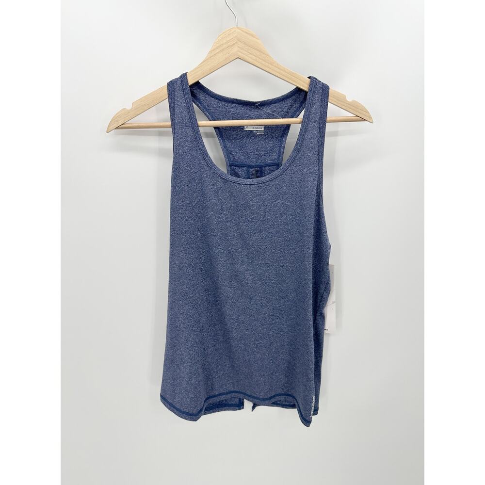HEAD Women Cassandra Keyhole Racerback‎ Tank Blue Heather XS HEW174TX06021
